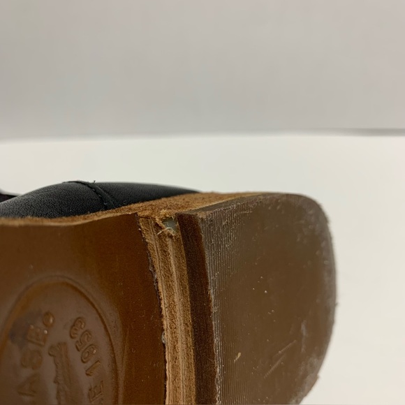 Kork Ease Black Suede Leather Knee High Riding Boots Buckle Zip Women's Sz 6.5M - Picture 14 of 16